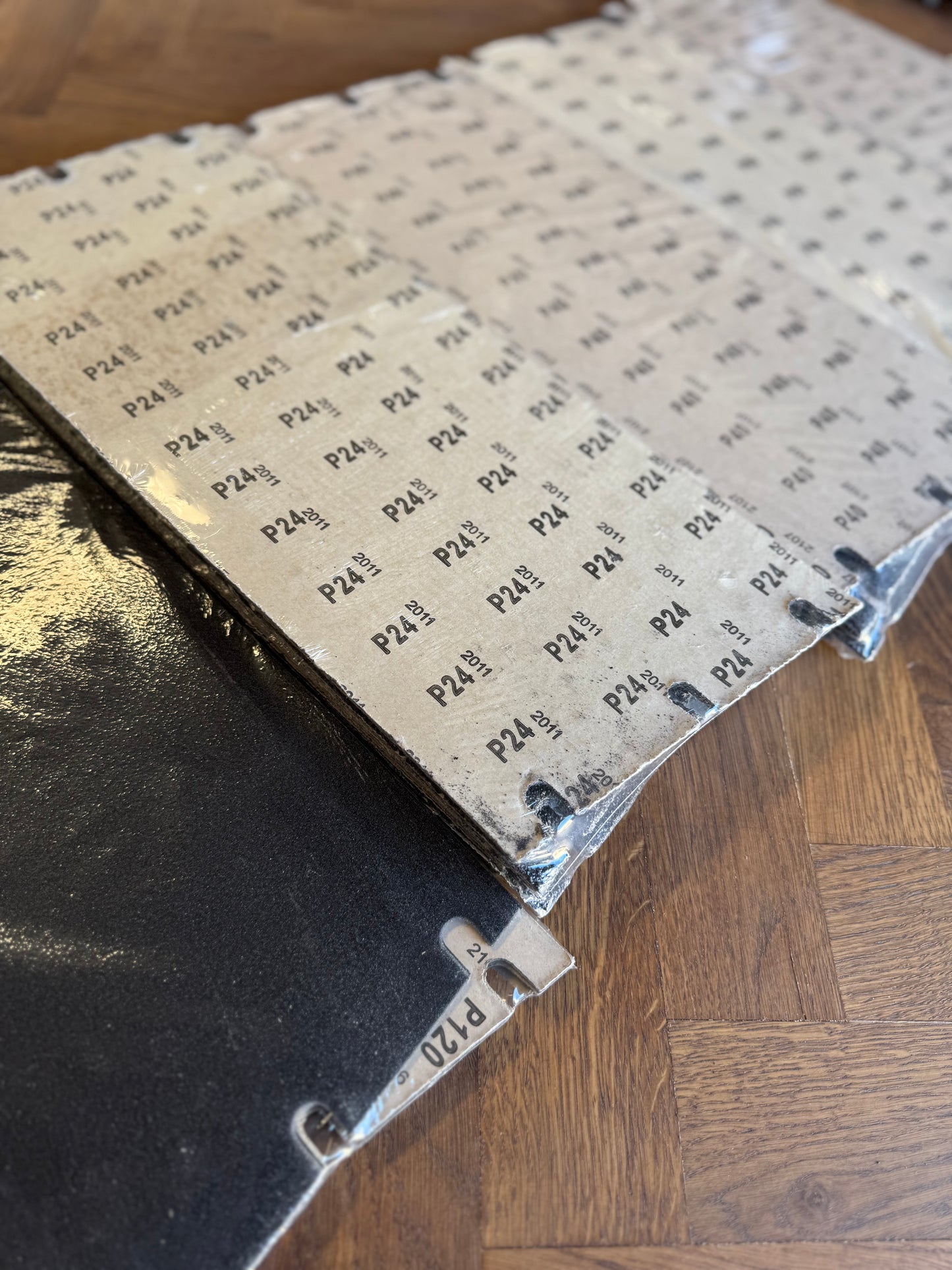 Individual Premium Floorboard Sanding Sheets (Fits Hiretech HT8)