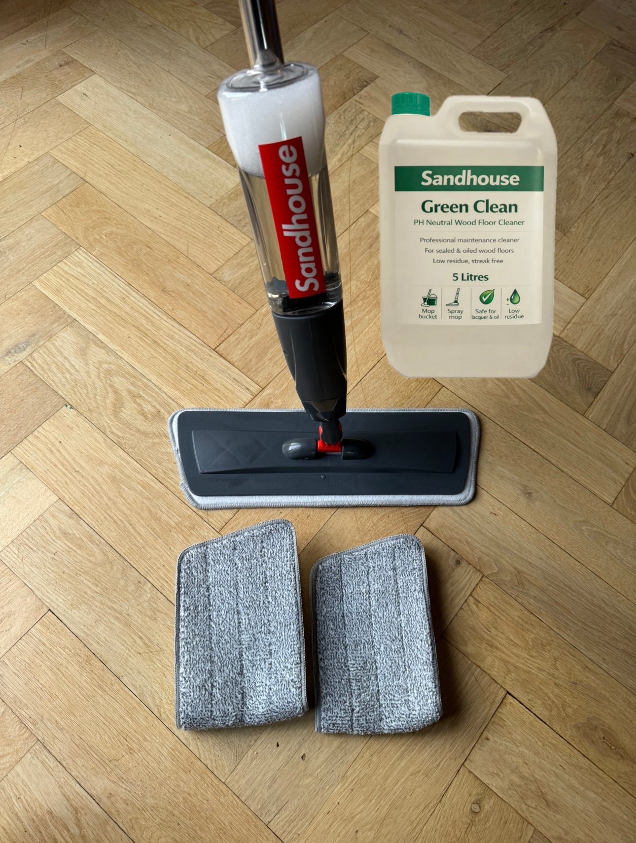 Cleaner For Your Wood Floors - pH Neutral, Formulated For No Streak Marks!