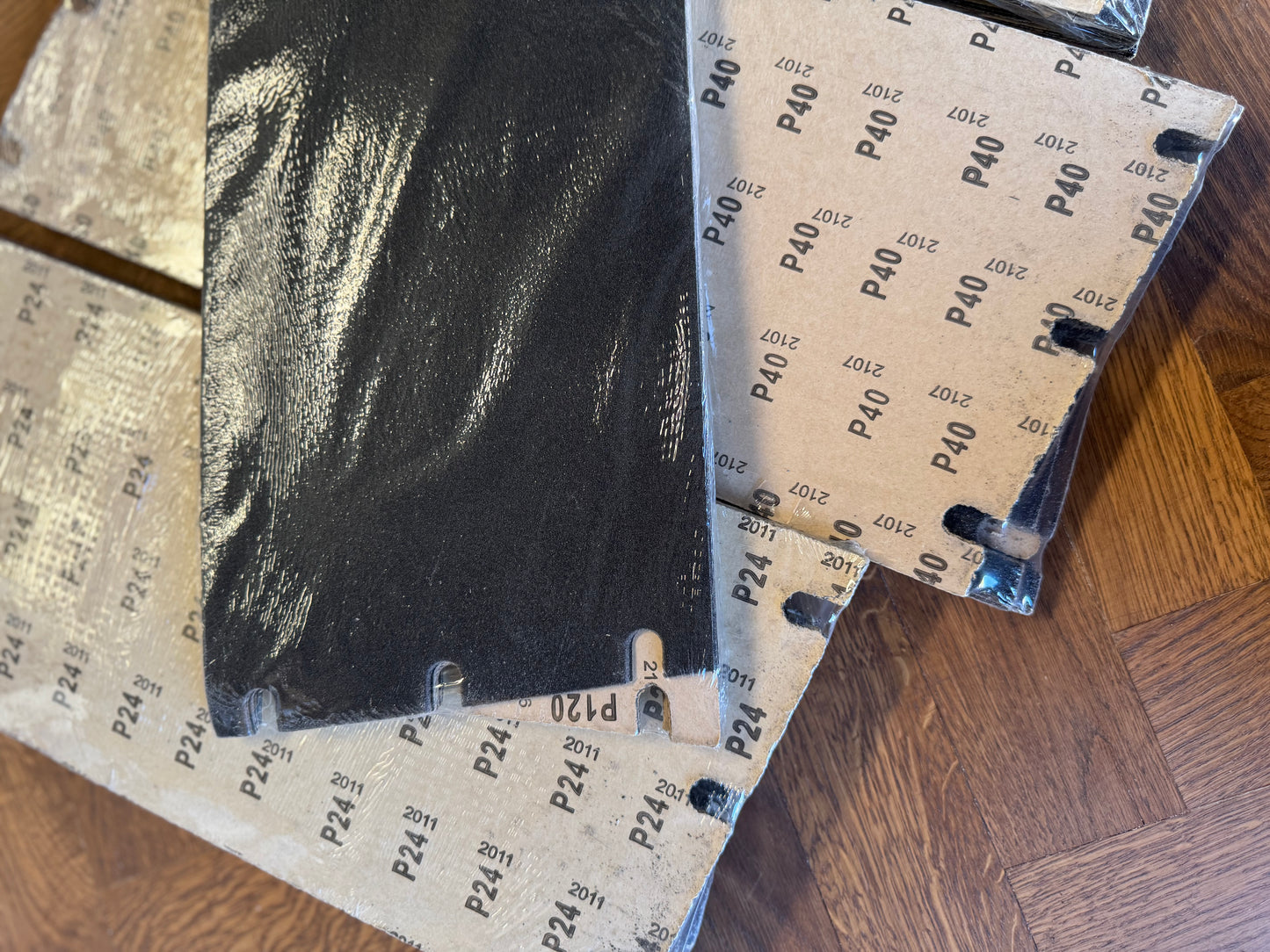 Individual Premium Floorboard Sanding Sheets (Fits Hiretech HT8)