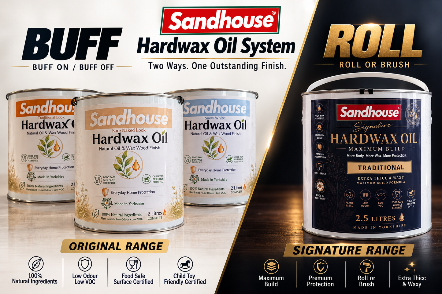 #Sandhouse Premium Signature Hardwax Oil | Extra Thicc & Waxy™